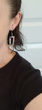 Multi Rectangles Resin Earrings #20